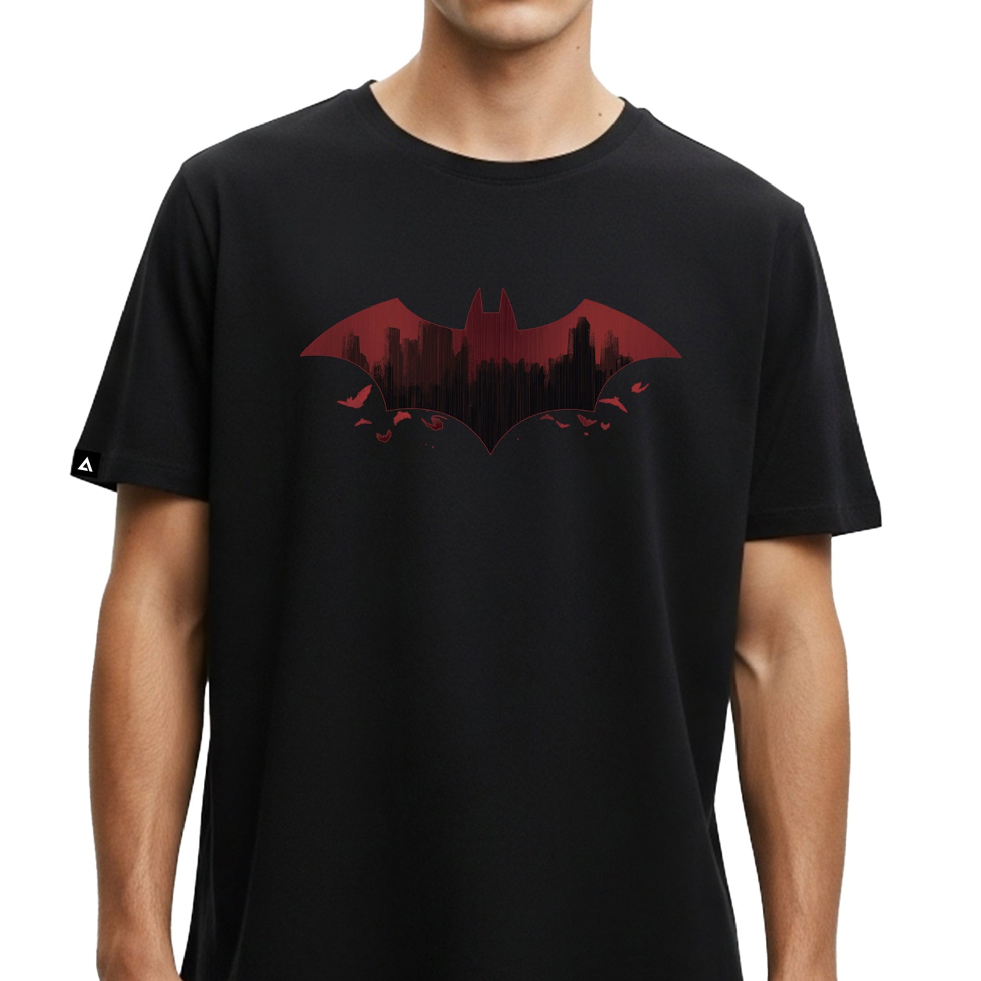 Playera Batman Hombre Mujer Negro DC Original Dark Night - Fan Army