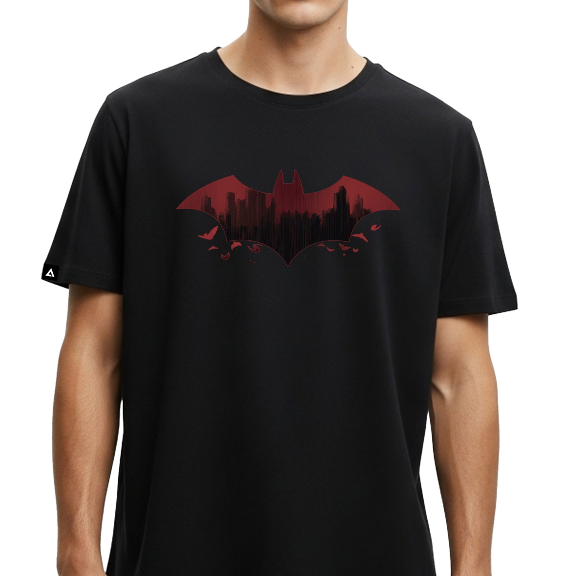 Playera Batman Hombre Mujer Negro DC Original Dark Night - Fan Army