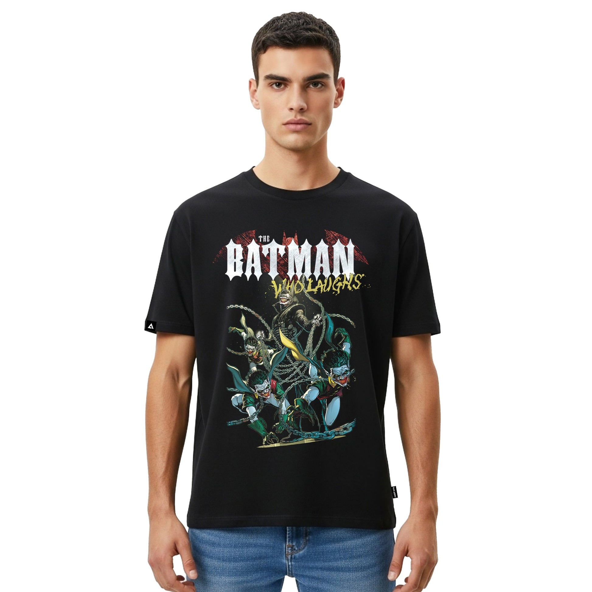 Playera Batman Hombre Mujer Negro DC Original Wholaughs - Fan Army
