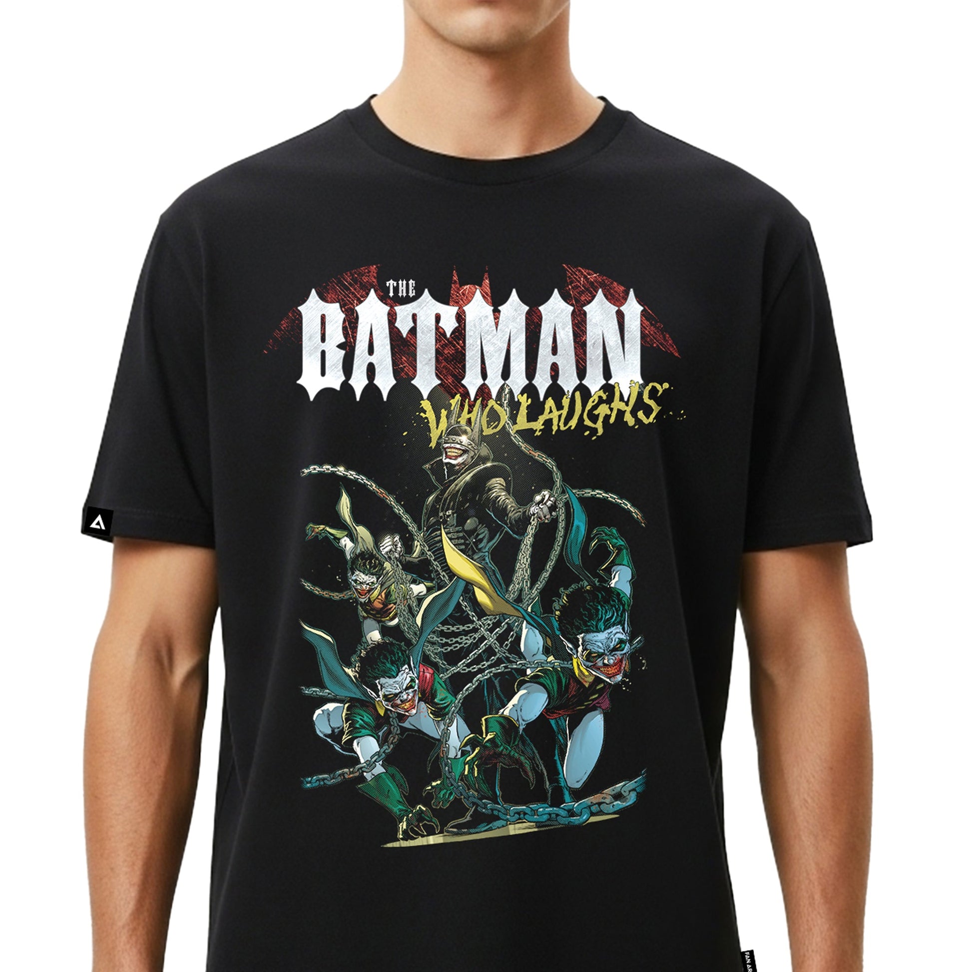 Playera Batman Hombre Mujer Negro DC Original Wholaughs - Fan Army