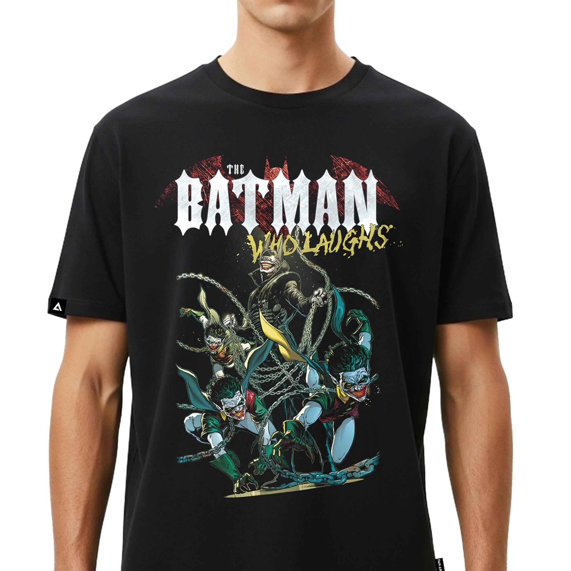 Playera Batman Hombre Mujer Negro DC Original Wholaughs - Fan Army