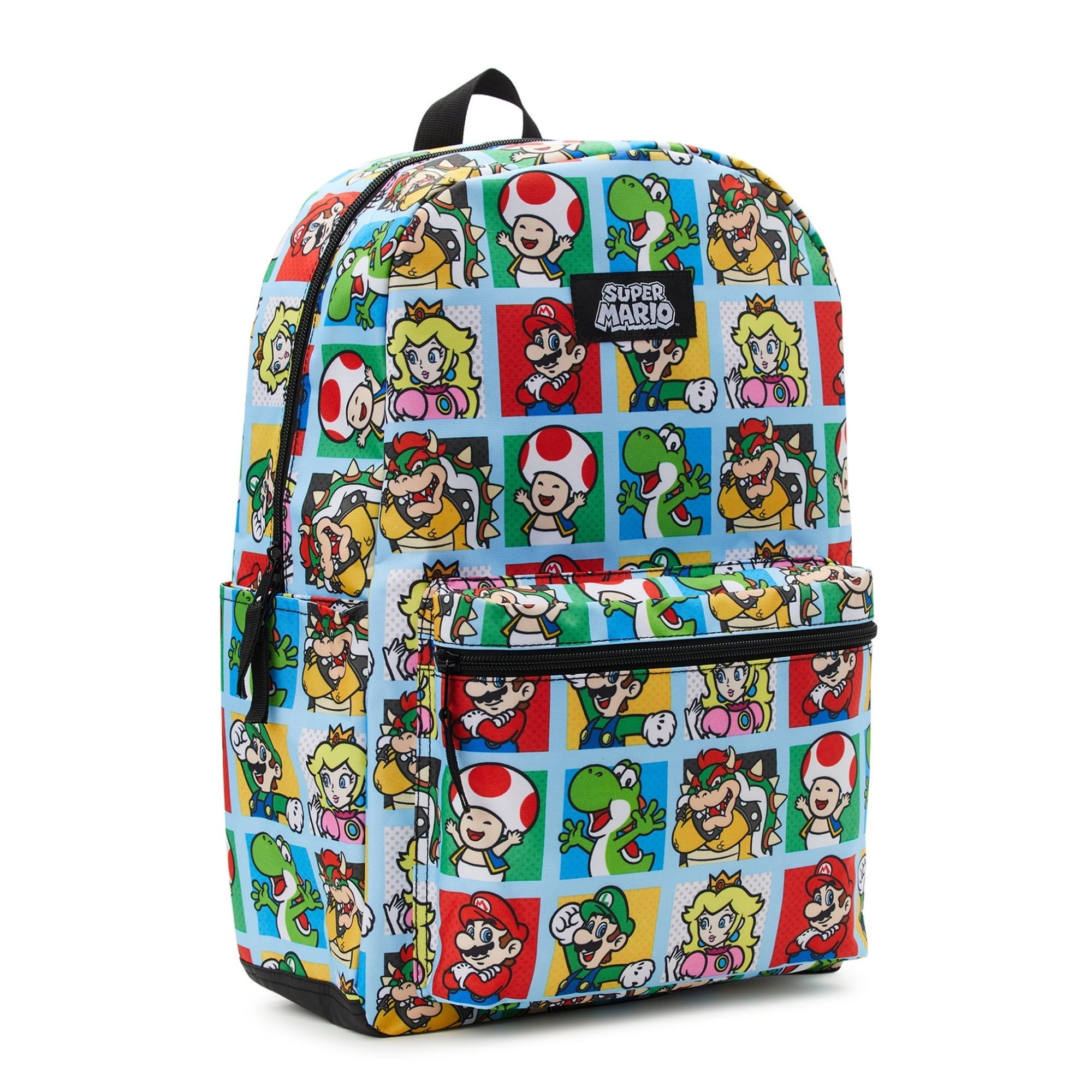 Super Mario Mochila Personajes Azul - Fan Army