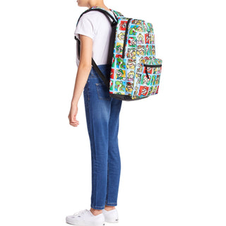 Super Mario Mochila Personajes Azul - Fan Army