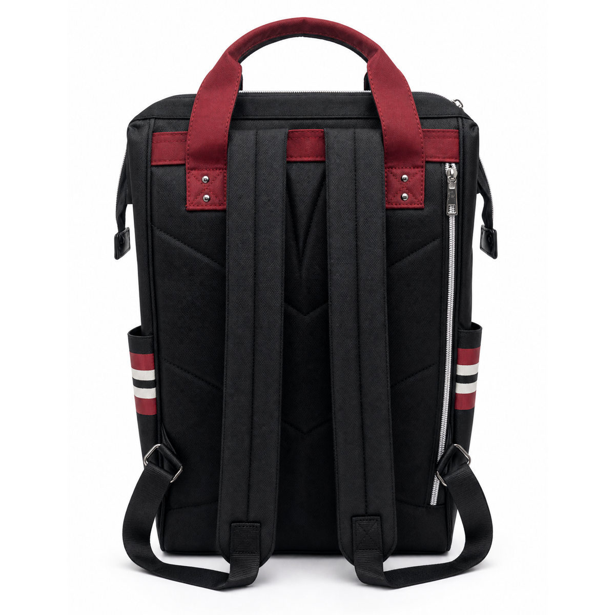 Mochila Harry Potter Hogwarts Negra Escolar con Bolsillo Frontal