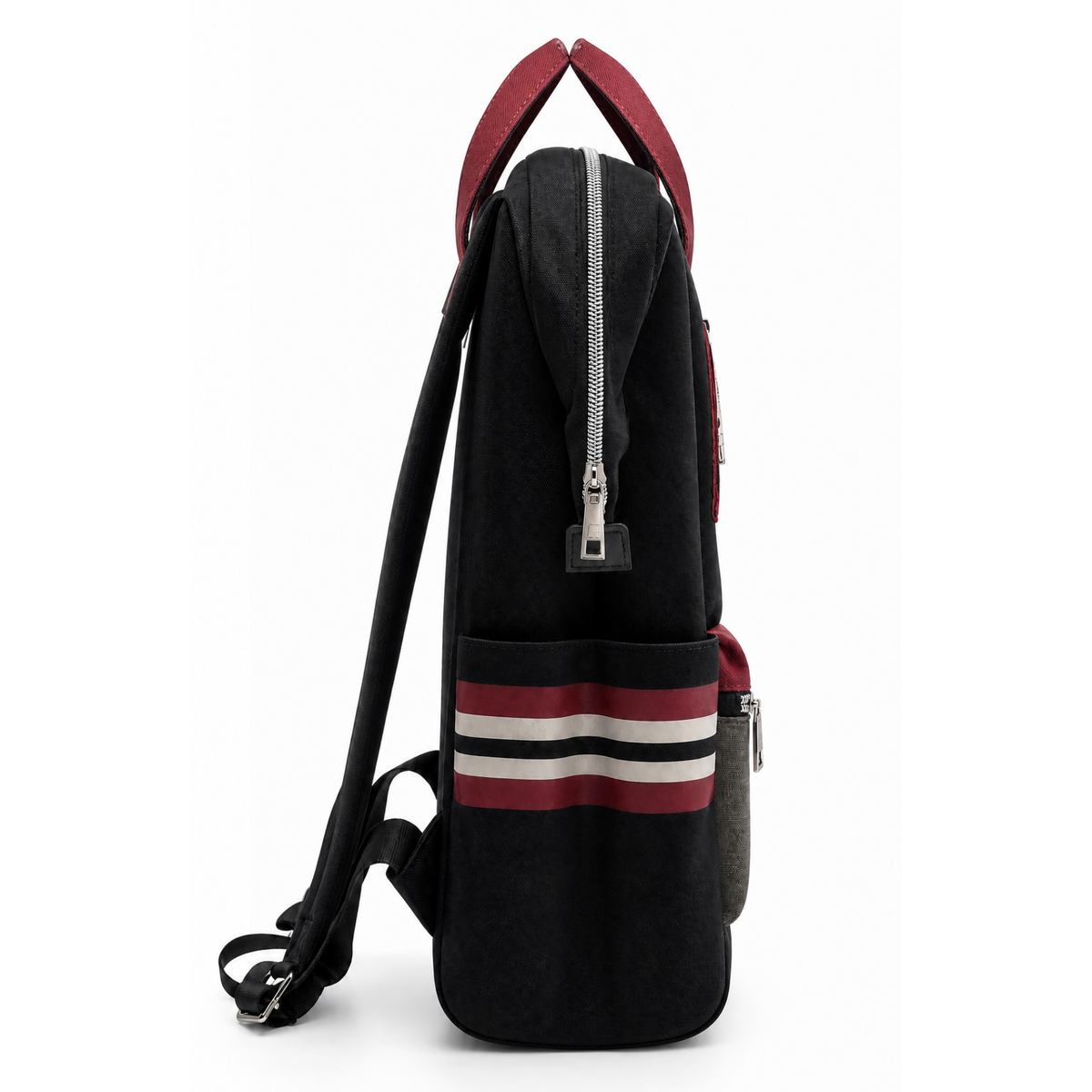 Mochila Harry Potter Hogwarts Negra Escolar con Bolsillo Frontal