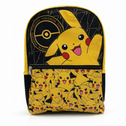 Mochila Pokémon Pikachu Amarilla Negra Escolar