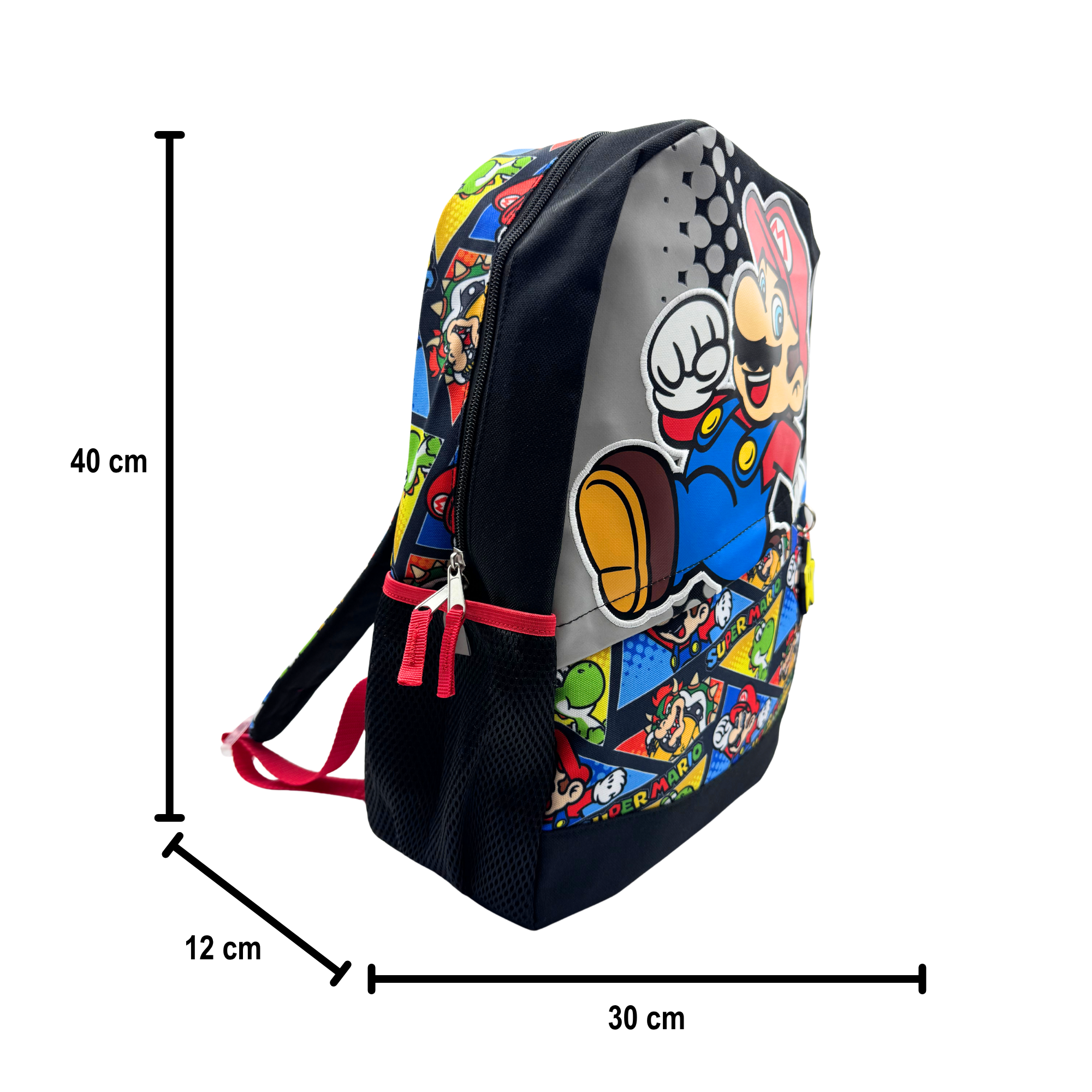 Mochila Escolar Super Mario Mario 3D Nintendo Oficial