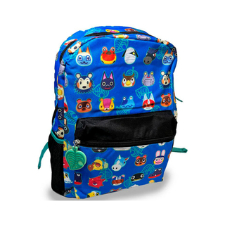 Mochila Escolar Animal Crossing Personajes - Diseño Colorido y Espacioso - Fan Army