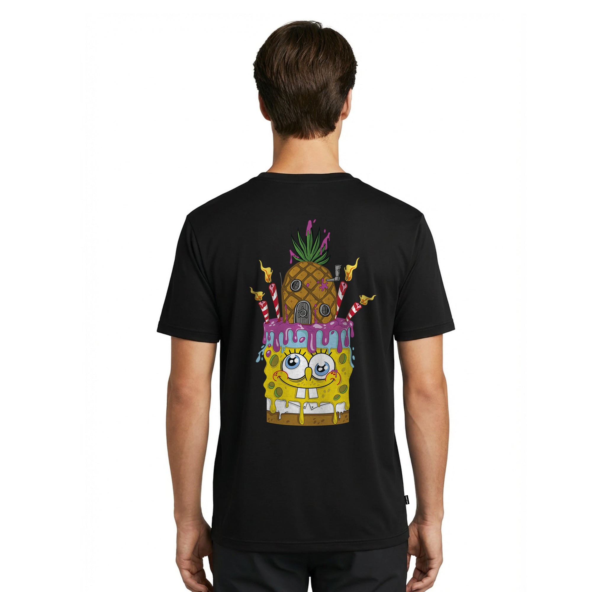 Playera Bob Esponja Hombre Mujer Blanco by Dennis Gabbana