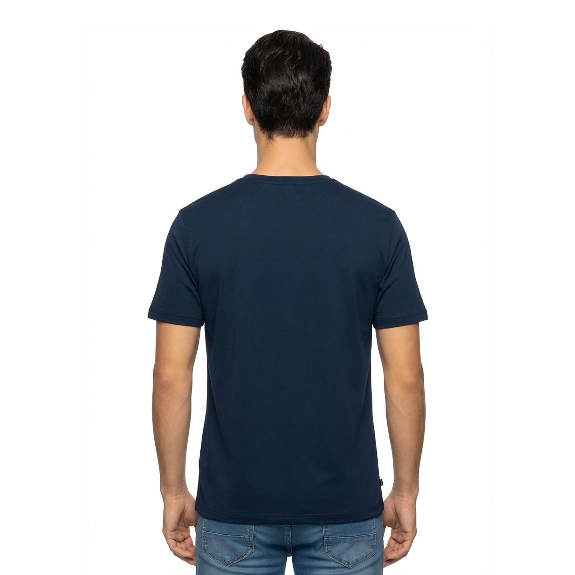 Playera Bob Esponja Hombre Mujer Azul Marino Squared