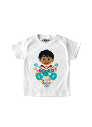 Playera Niño Coco Niño Niña Blanco Disney Pixar Original Miguel - Fan Army