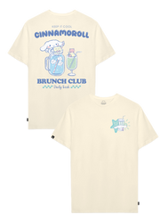 Playera Hombre Mujer Arena Cinnamoroll Brunch Club - Fan Army