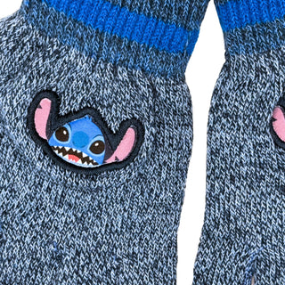 Set Gorro con Guantes Stitch Faces Azul Beanie Original - Fan Army