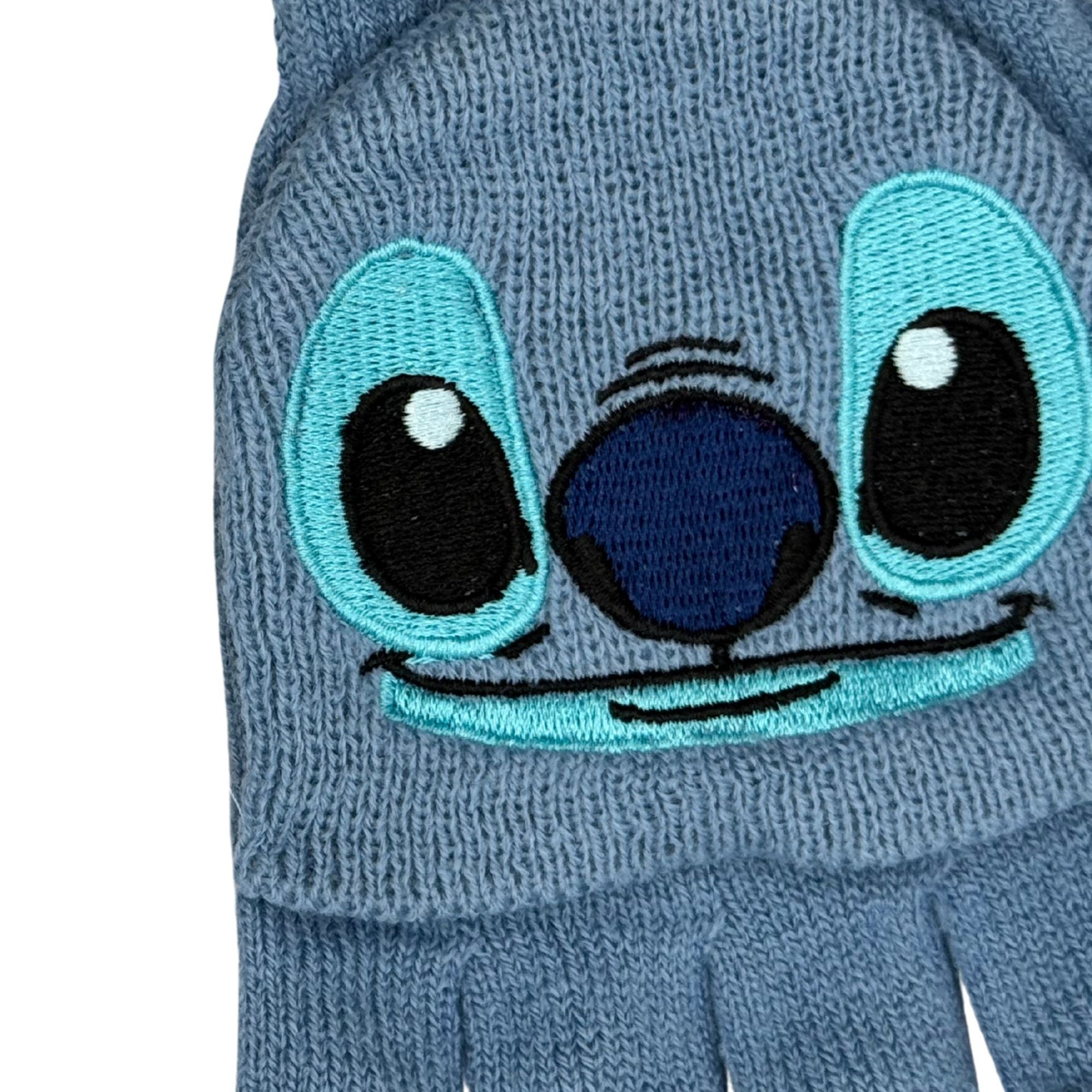 Guantes Convertibles Stitch Cute Face Original - Fan Army