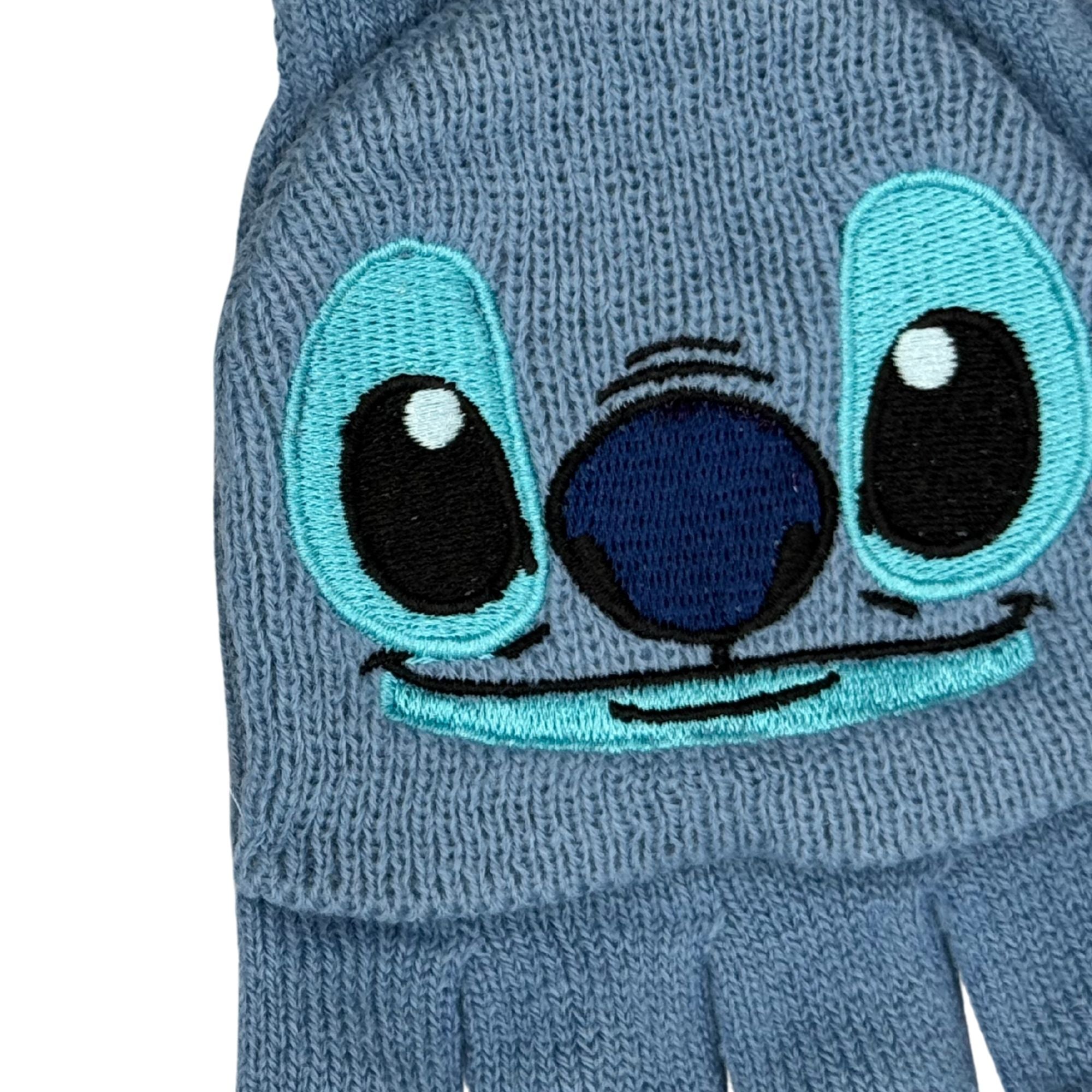 Guantes Convertibles Stitch Cute Face Original - Fan Army