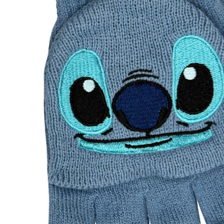 Guantes Convertibles Stitch Cute Face Original