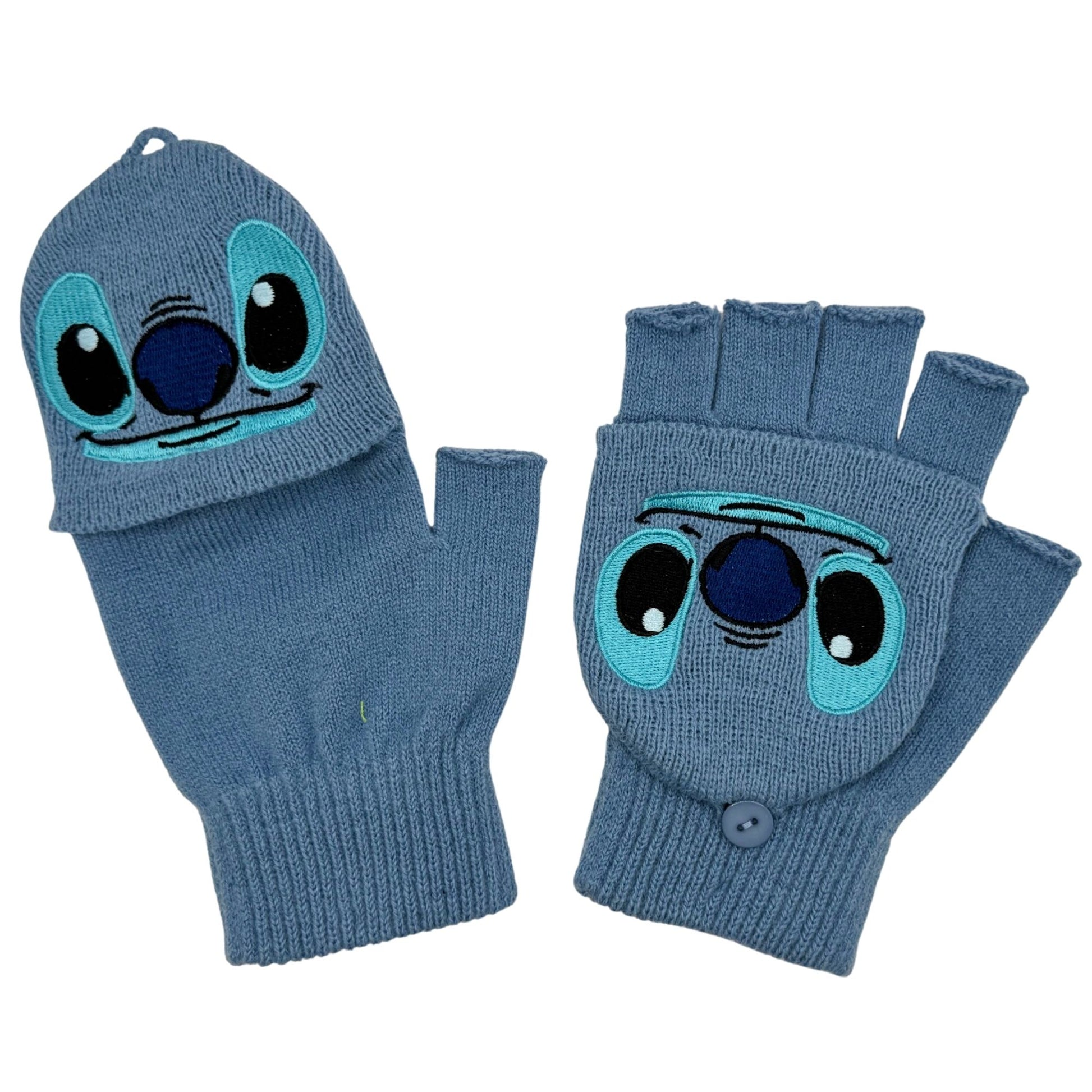 Guantes Convertibles Stitch Cute Face Original - Fan Army