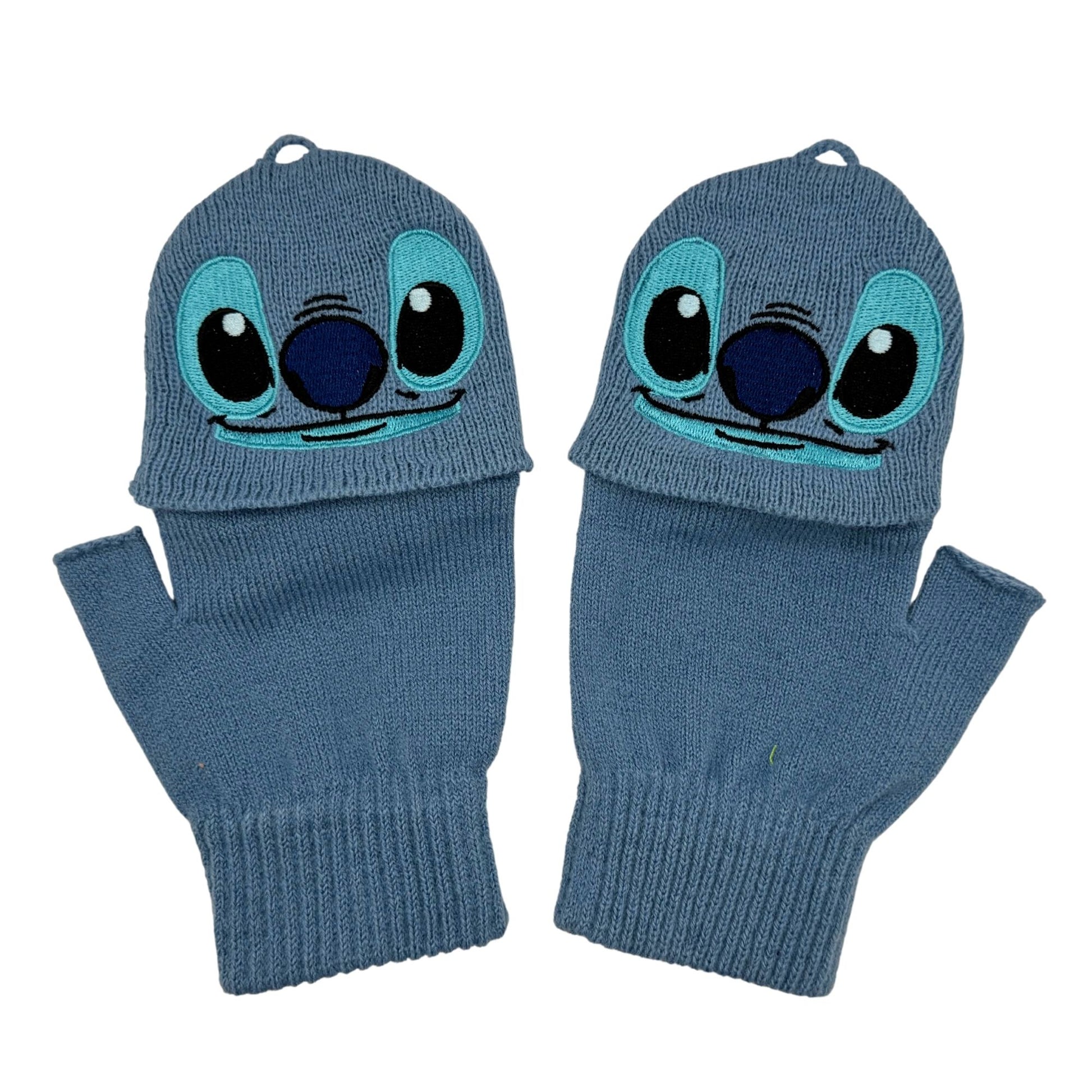 Guantes Convertibles Stitch Cute Face Original - Fan Army