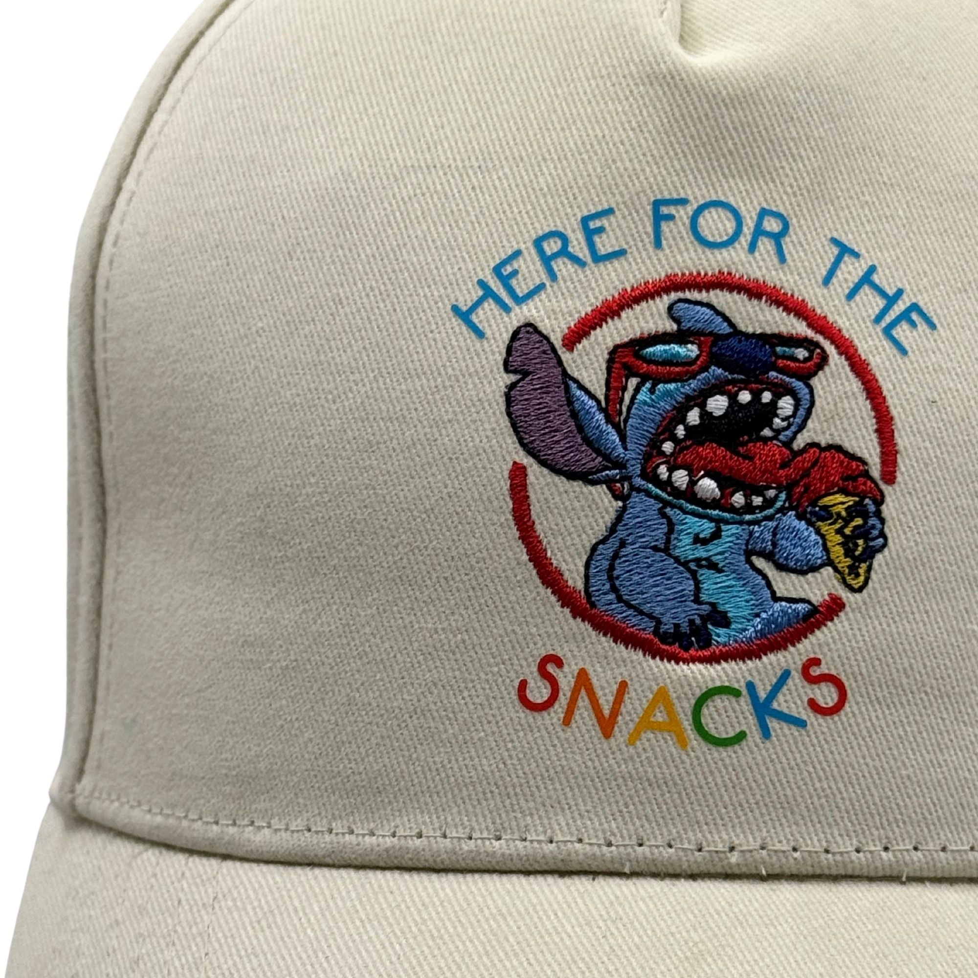 Gorra Bordada Stitch Here for the Snacks Disney Original - Fan Army