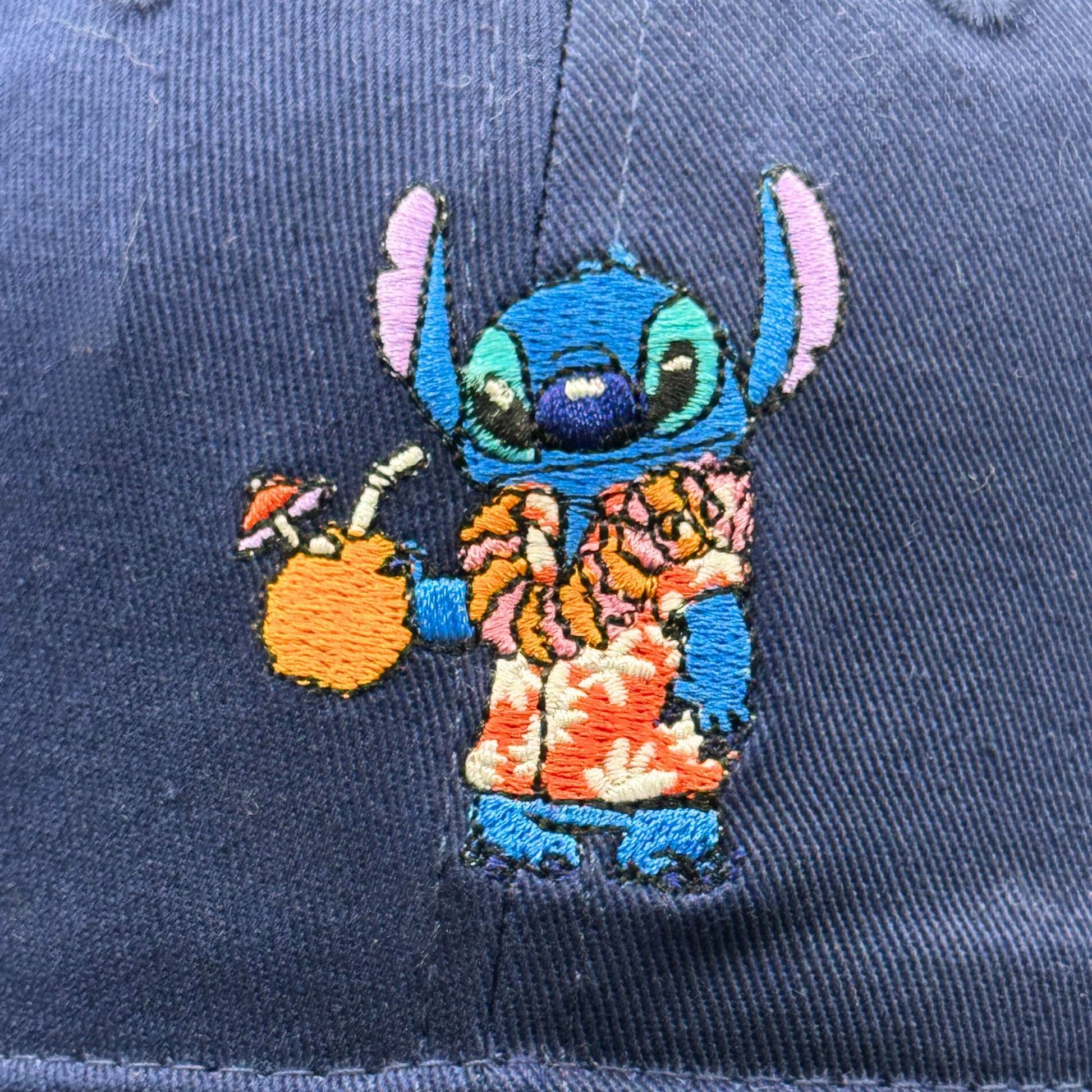 Gorra Bordada Stitch de Vacaciones Azul Disney Original - Fan Army