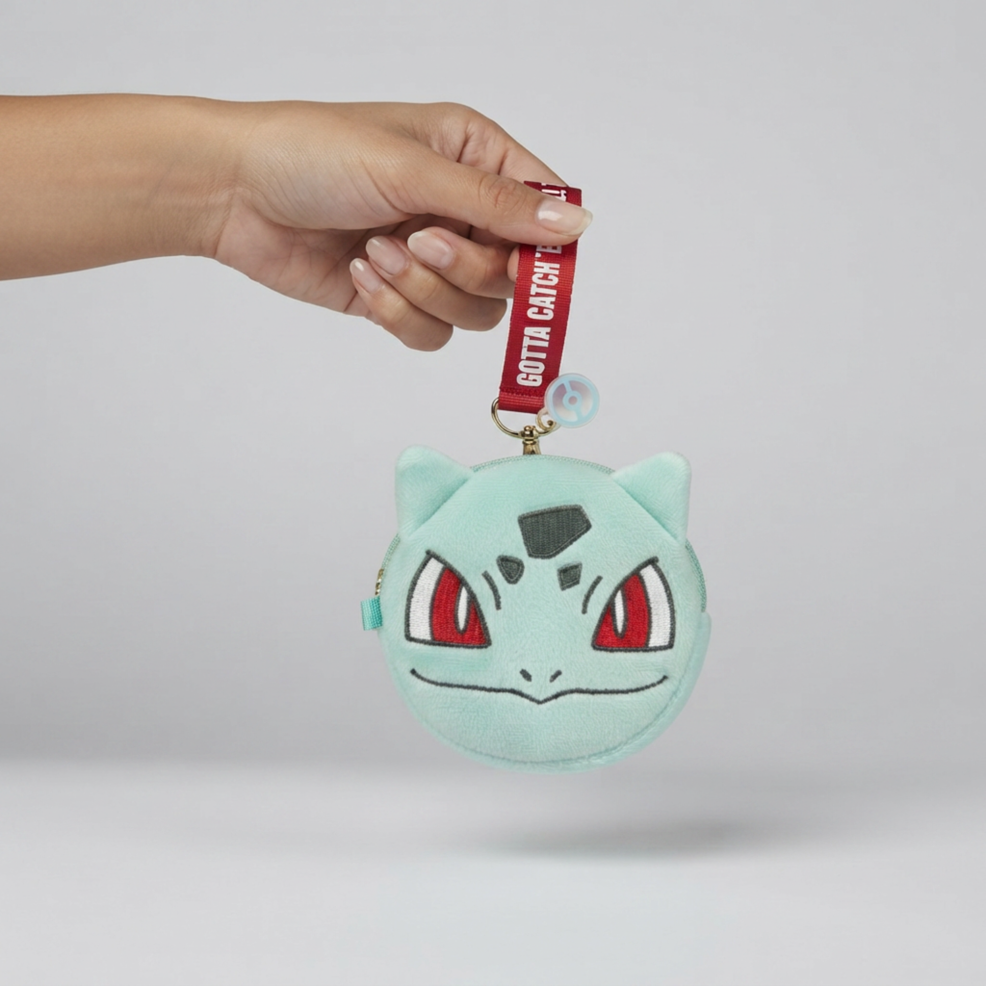 Monedero Pokémon Bulbasaur Verde con Correa Oficial