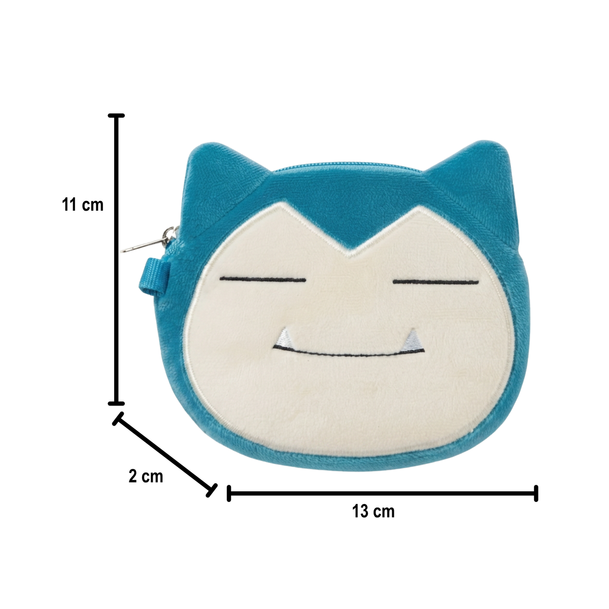 Monedero Pokémon Snorlax de Peluche con Correa Azul