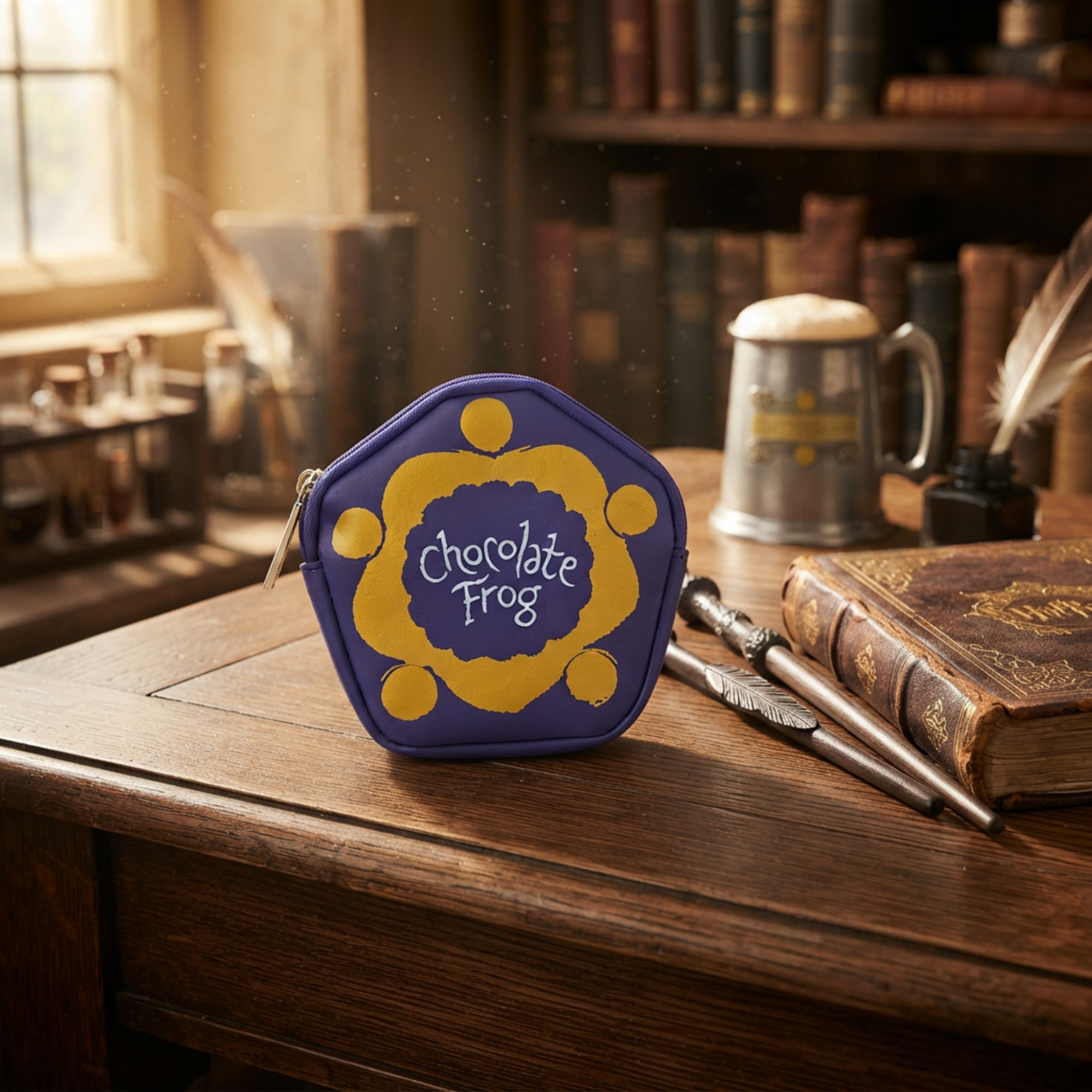 Monedero Harry Potter Chocolate Frog Morado