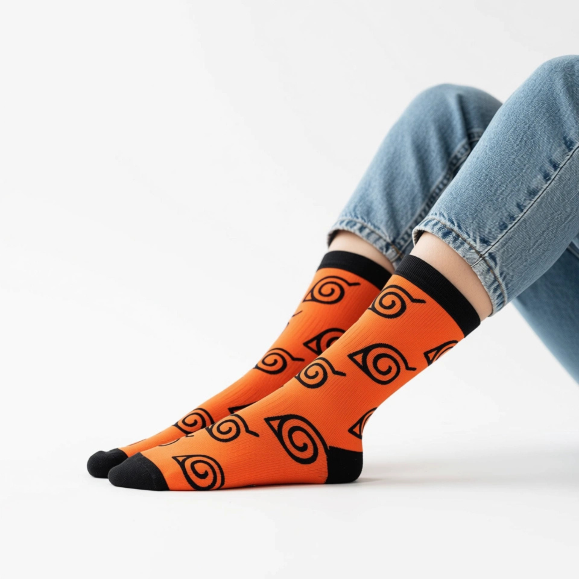 Calcetas Naruto Uzumaki Logo - Fan Army