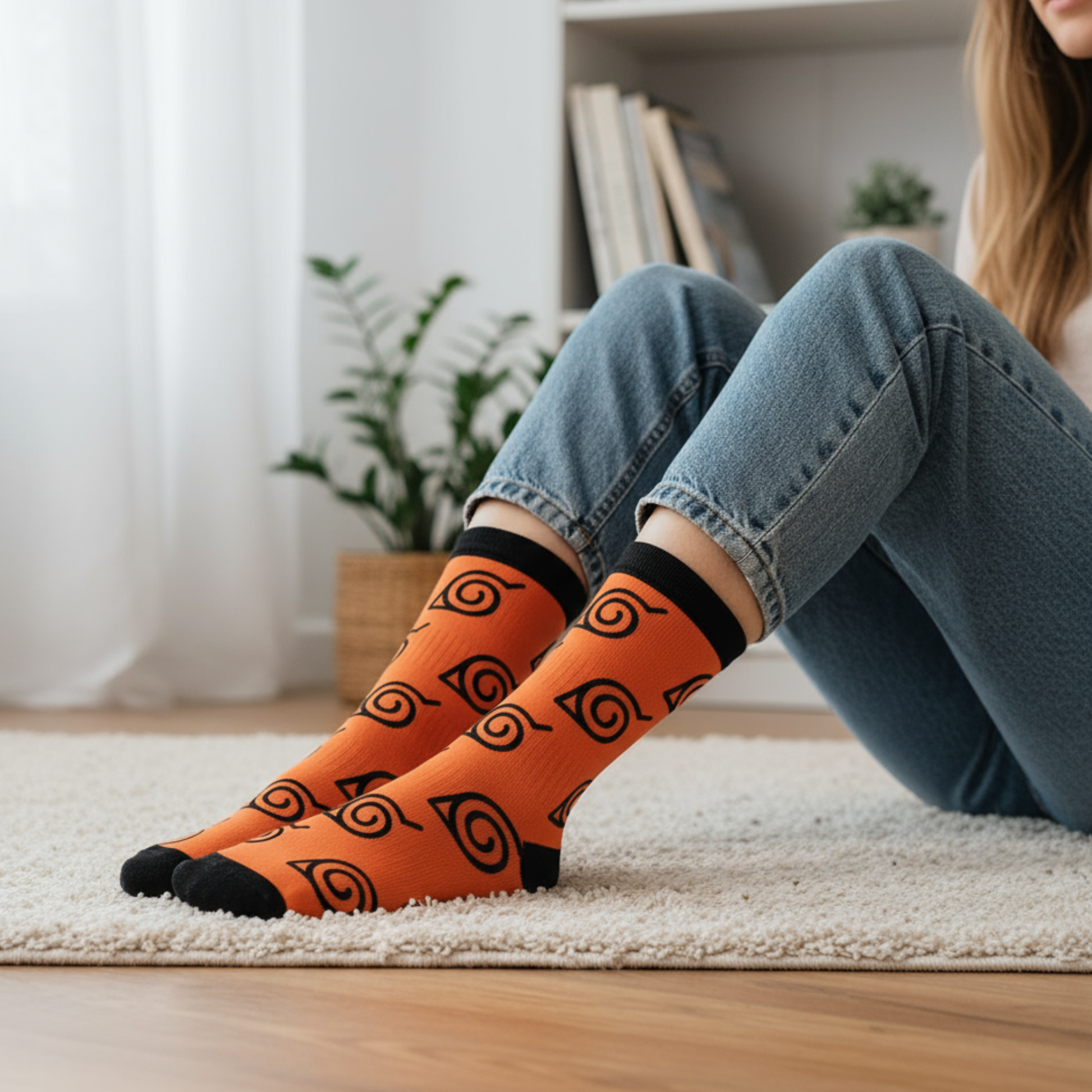 Calcetas Naruto Uzumaki Logo - Fan Army