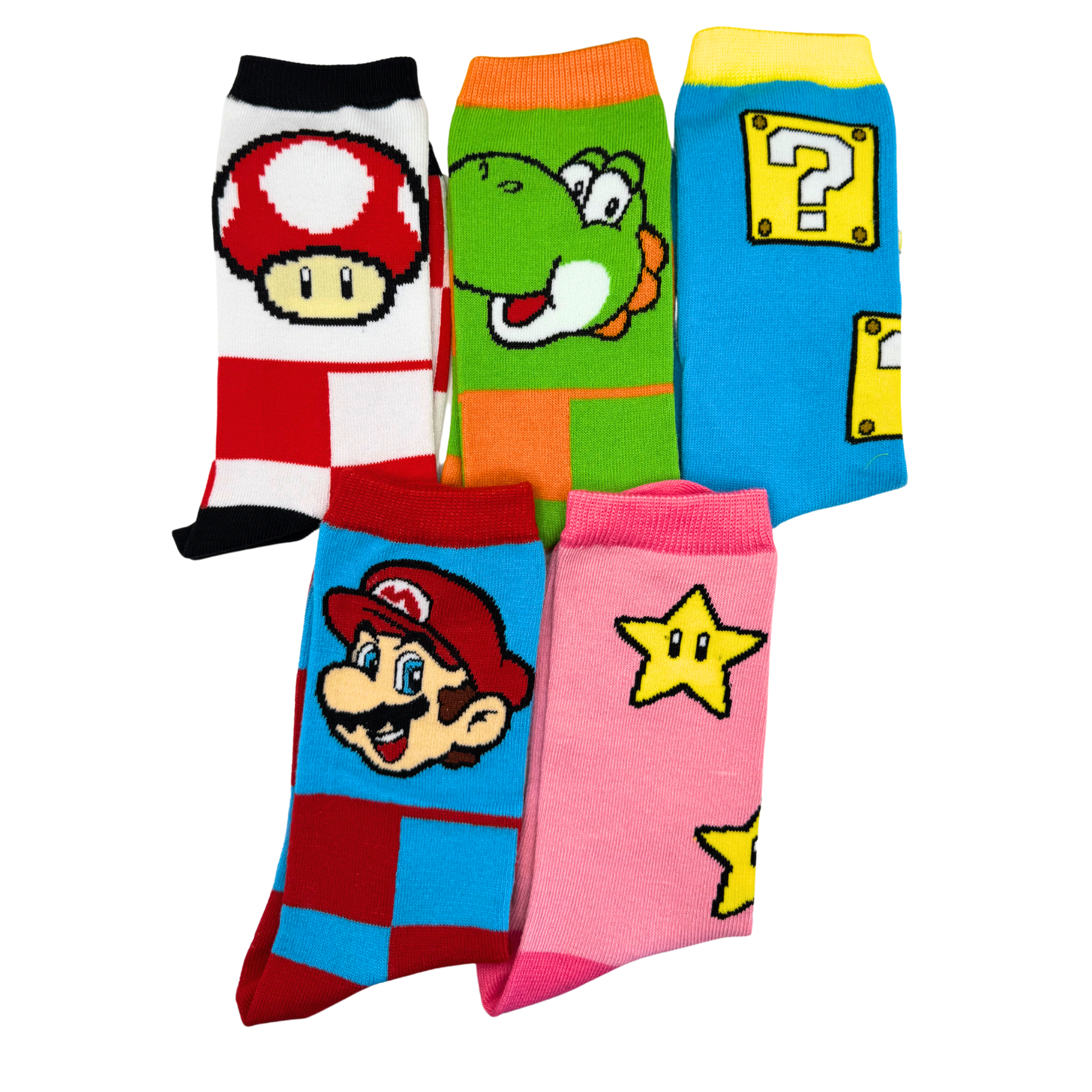 Set de 5 Pares de Calcetas Super Mario - Fan Army