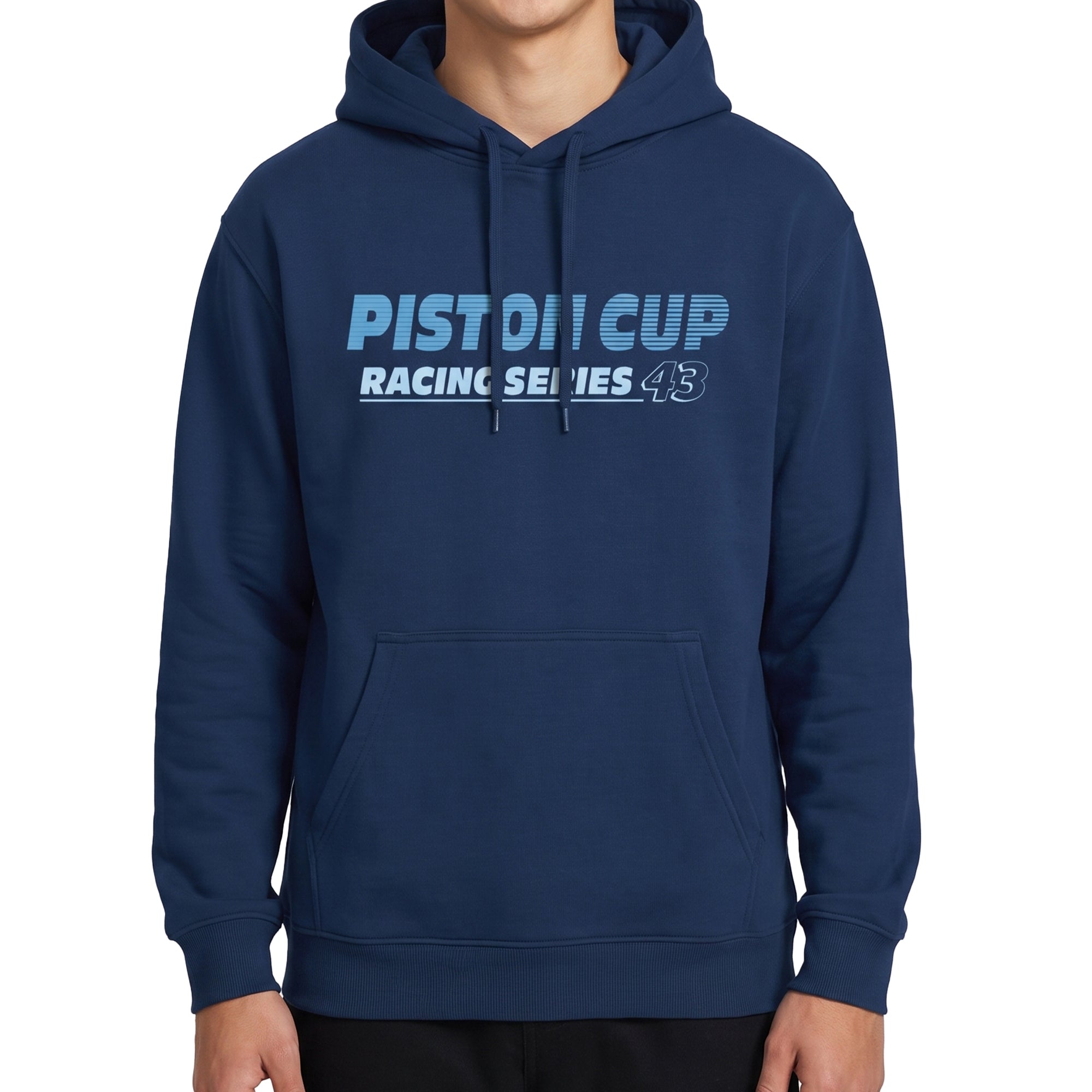 Hoodie Cars Hombre Mujer Azul Marino Disney Pixar Original Piston Cup