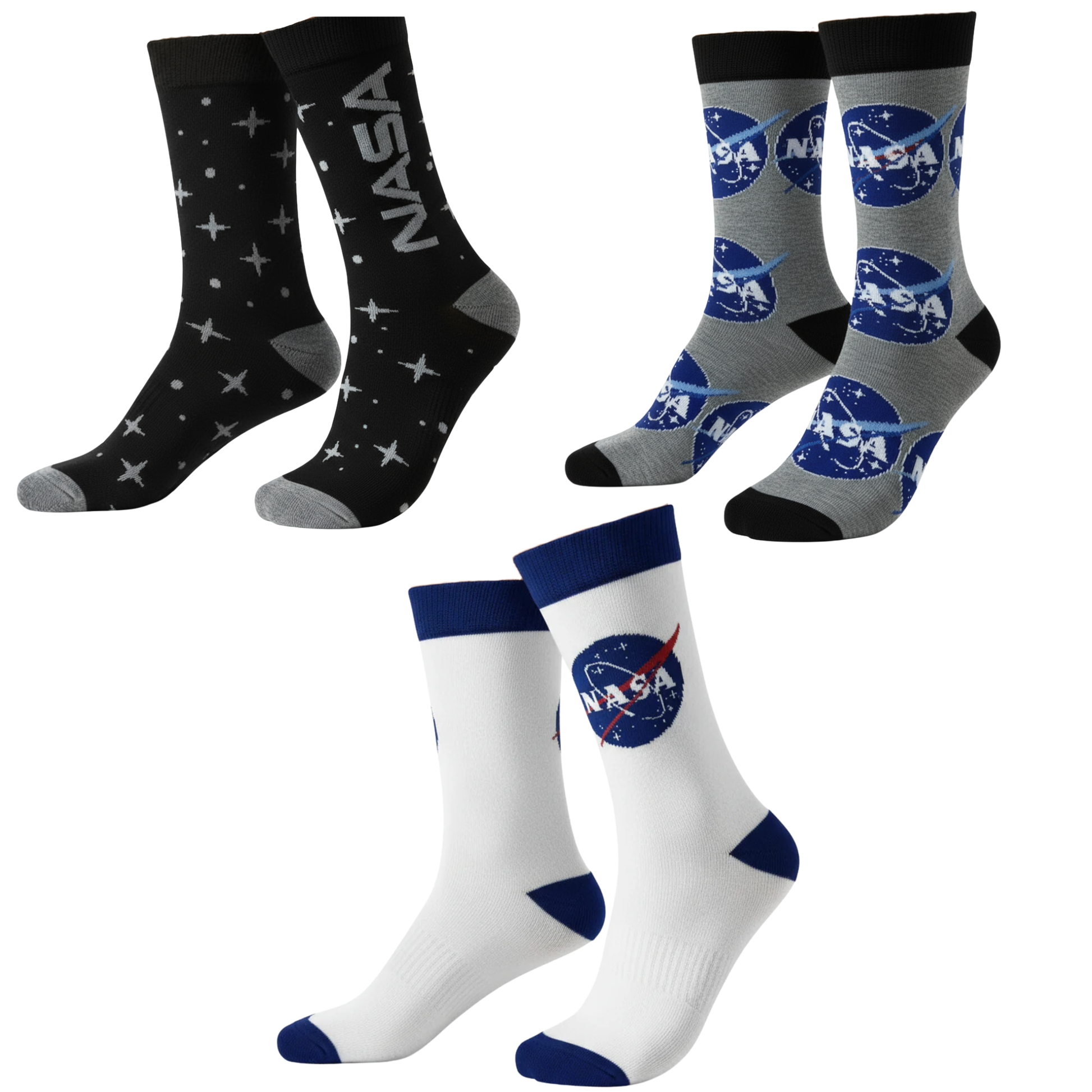 Set de 3 Calcetas NASA - Fan Army