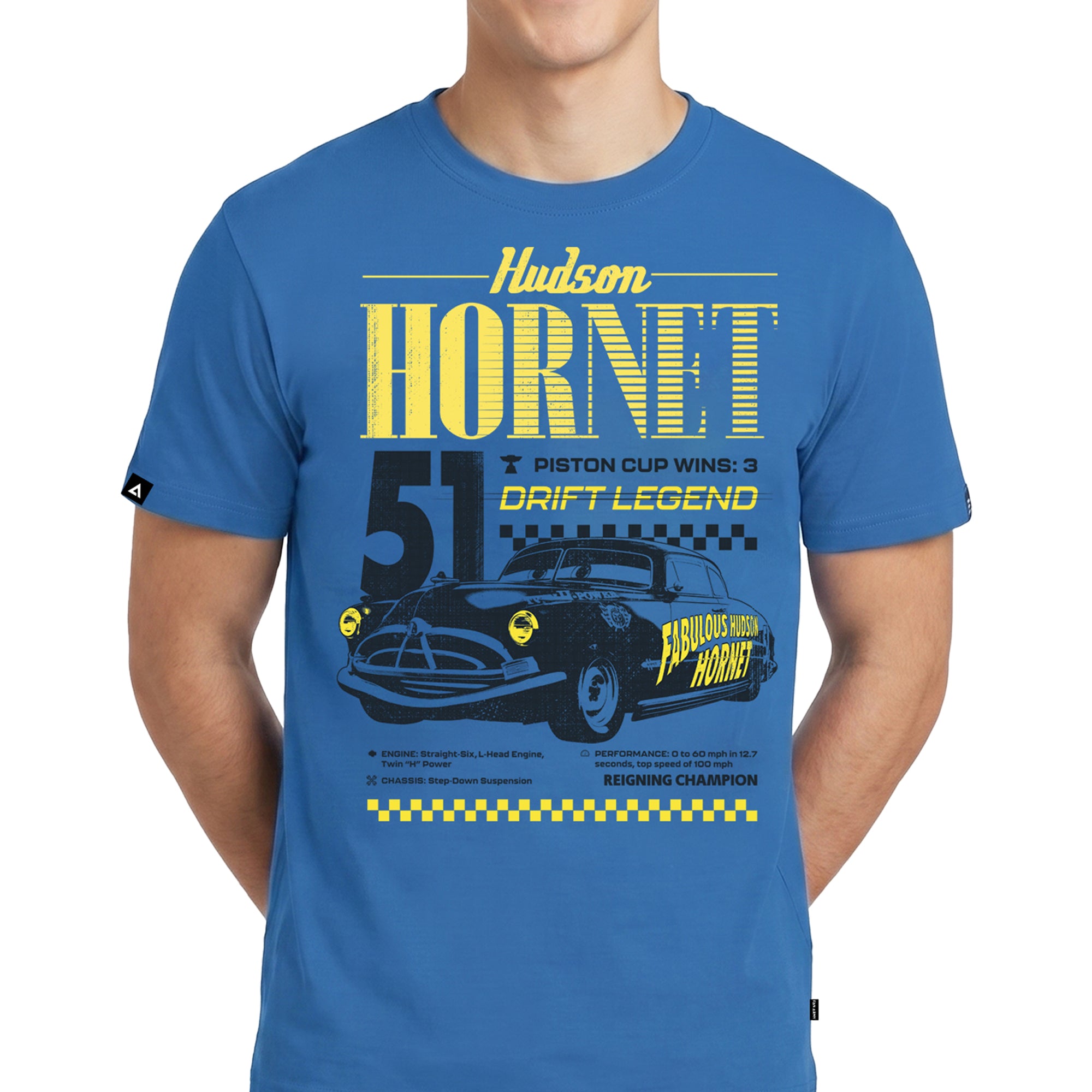 Playera Cars Hombre Mujer Azul Rey Disney Pixar Original Hornet