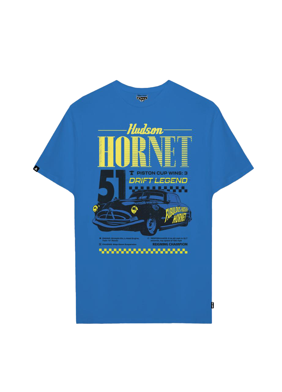 Playera Cars Hombre Mujer Azul Rey Disney Pixar Original Hornet