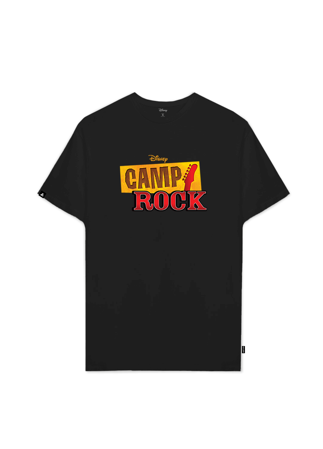 Playera Camp Rock Hombre Mujer Negro Disney Original Logo