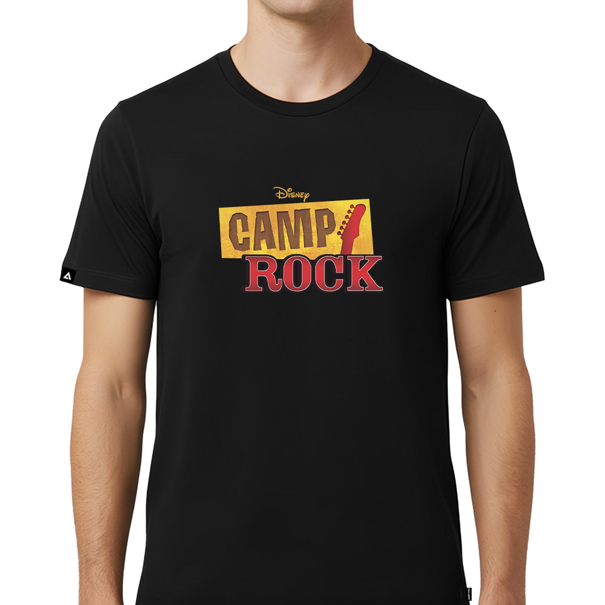 Playera Camp Rock Hombre Mujer Negro Disney Original Logo