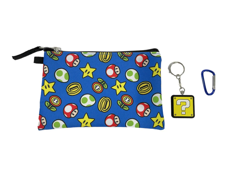 Mochila Super Mario Niño Incluye Lonchera Llavero Y Estuche - Fan Army