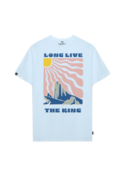 Playera El Rey León Hombre Mujer Azul Cielo Clásicos Disney Original Long Live The King - Fan Army