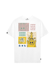 Playera El Rey León Hombre Mujer Blanco Clásicos Disney Original Timon y Pumba - Fan Army