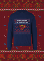 Suéter para Hombre Superman Navideño