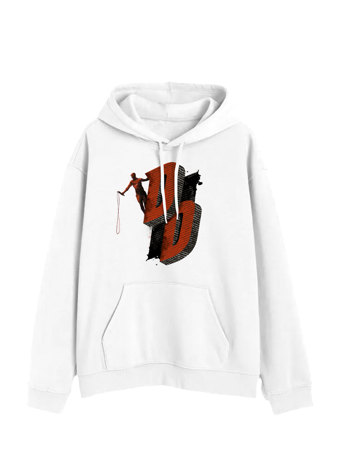 Hoodie Daredevil Hombre Mujer Blanco MARVEL Original Hombre sin Miedo