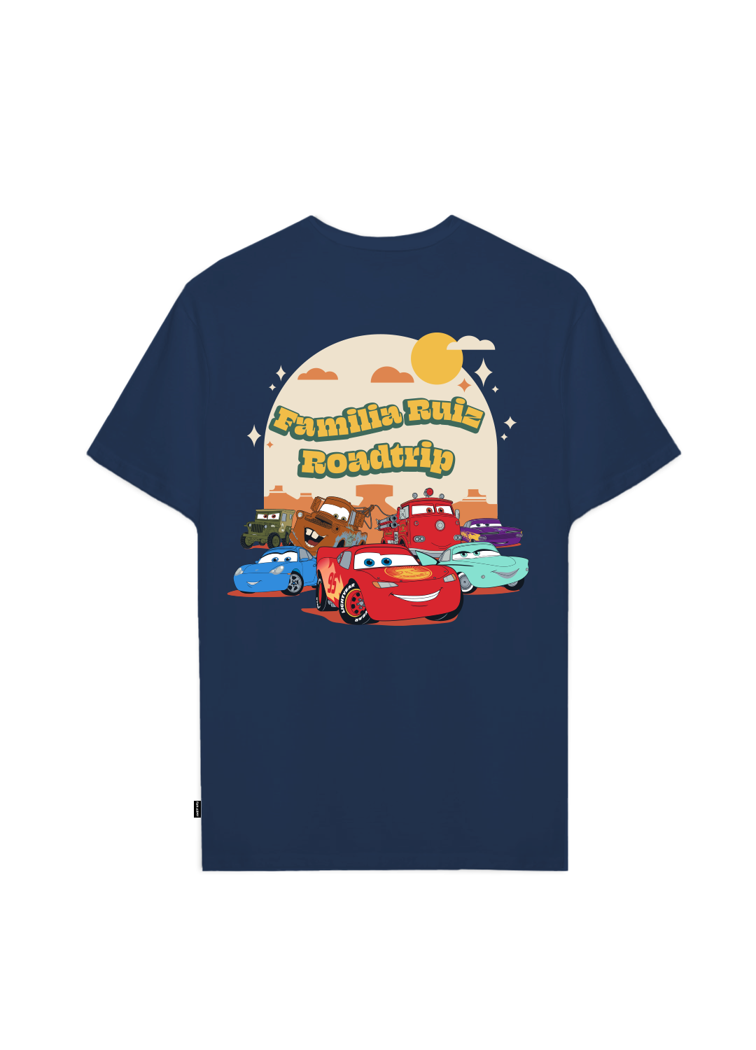 Playera Personalizable Cars Roadtrip