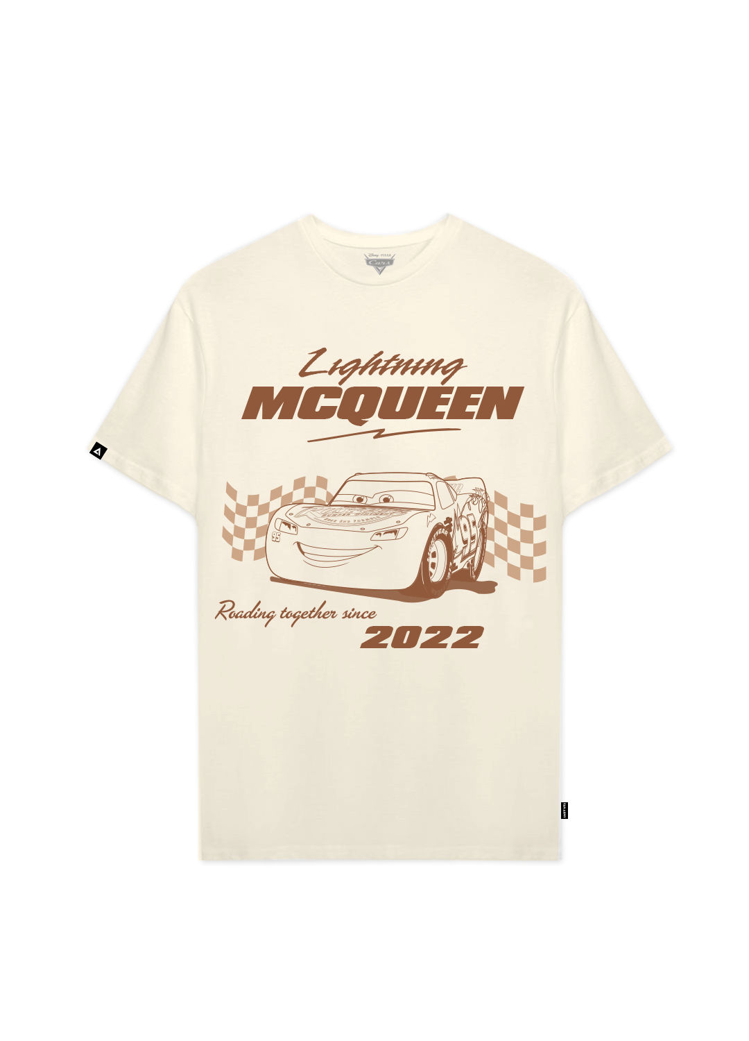 Playera Personalizable Cars Mcqueen Roading since