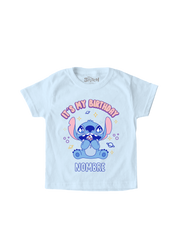 Playera Niño Personalizable Stitch It´s My Birthday