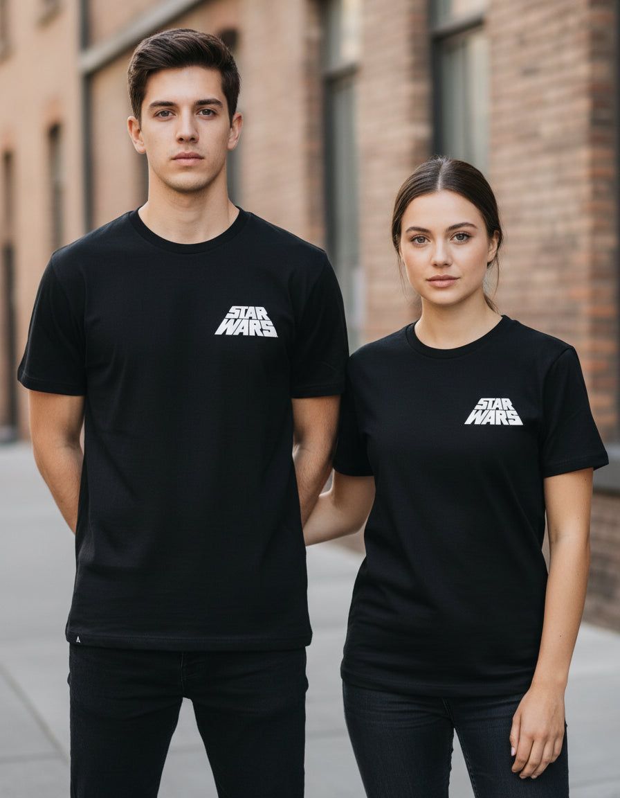 Playera Star Wars Hombre Mujer Negro Disney Original Rebel - Fan Army