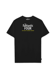 Playera 4 Fantásticos Hombre Mujer Negro Marvel Original Greatest Heroes - Fan Army