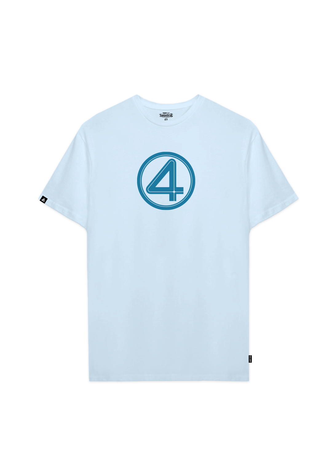 Playera 4 Fantásticos Hombre Mujer Azul Cielo Marvel Original Saved the city - Fan Army