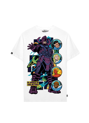 Playera 4 Fantásticos Hombre Mujer Blanco Marvel Original In Serch of Galactus - Fan Army