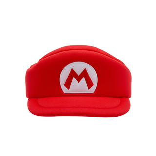 Gorro Super Mario | Cosplay Mario "M" Disfraz Rojo, Producto Oficial de Nintendo - Bioworld