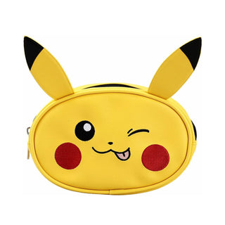 Bioworld Cangurera Pikachu - Diseño de la Cara de Pikachu, Alta Calidad, Crossbag, Producto Oficial y Auténtico de Pokémon - Fan Army